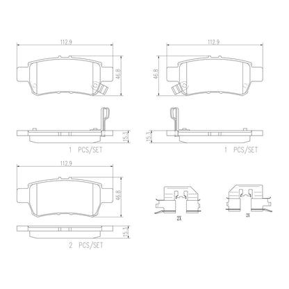 Brembo Disc Brake Pad Set P28062N