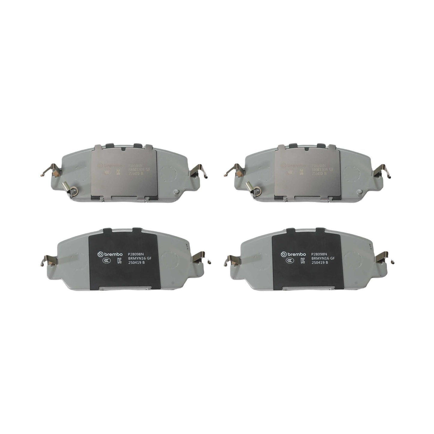 Brembo OE Brembo 17-19 Honda CR-V Front Premium NAO Ceramic OE Equivalent Pad P28098N