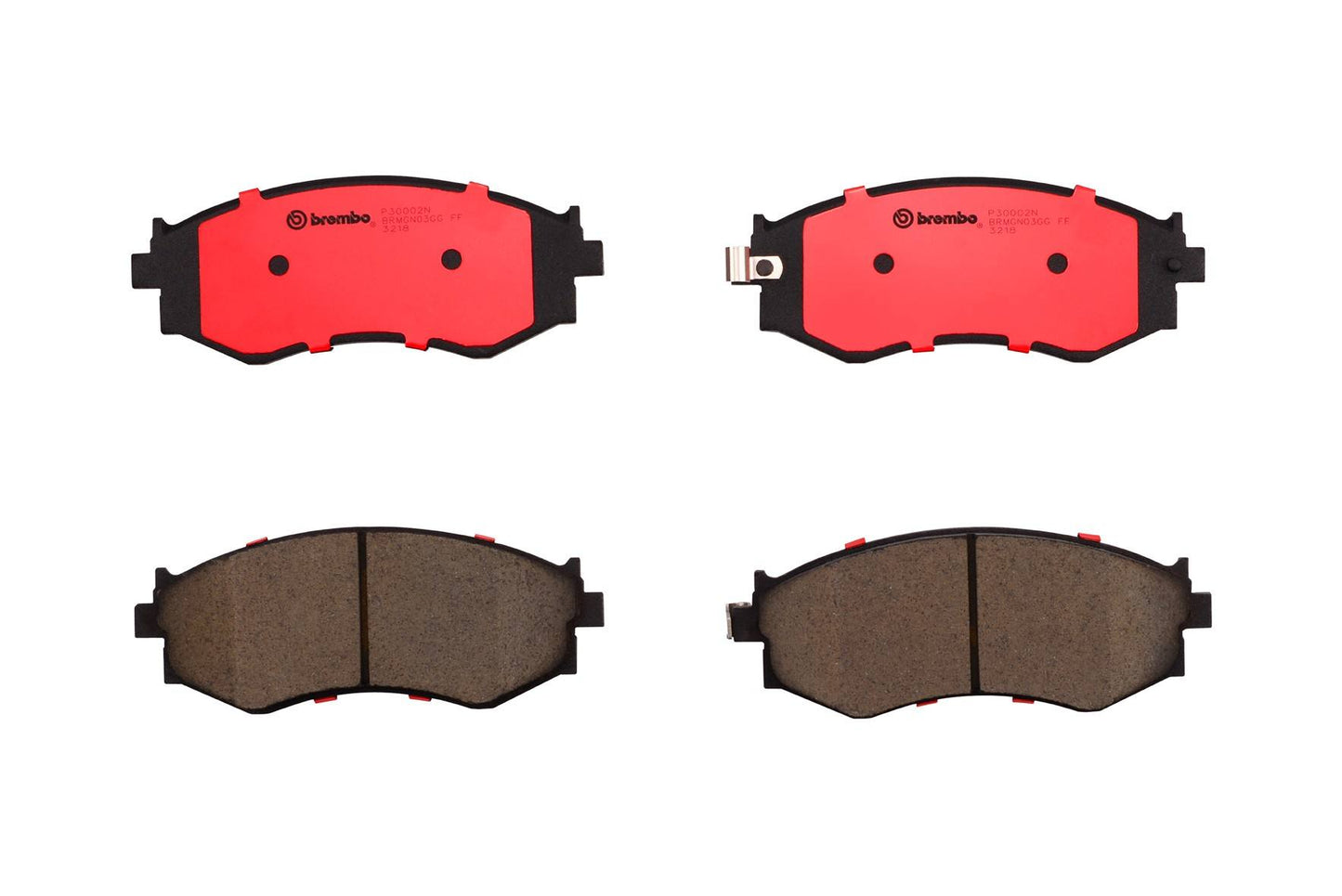 Brembo OE Brembo 94-96 Infiniti G20/89-94 Nissan 240SX/97-98 240SX Front Premium NAO Ceramic OE Equivalent Pad P30002N