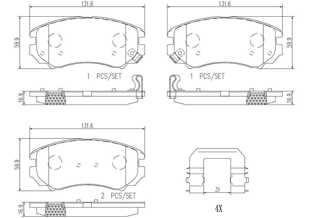 Brembo Disc Brake Pad