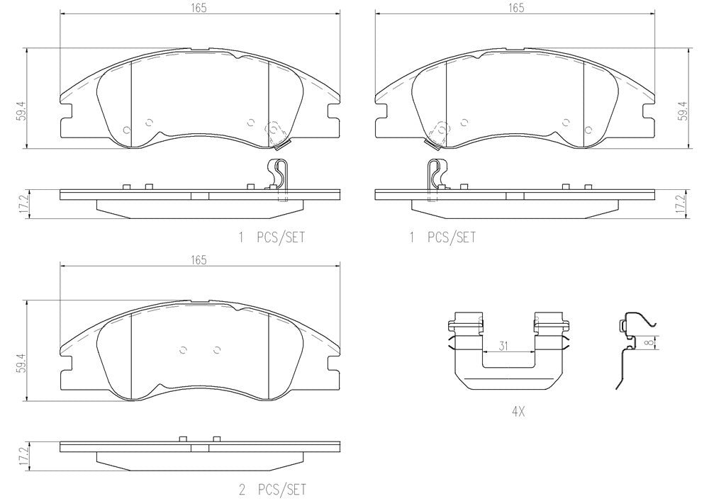 Brembo Disc Brake Pad