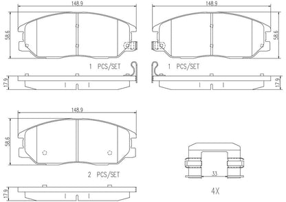 Brembo Disc Brake Pad