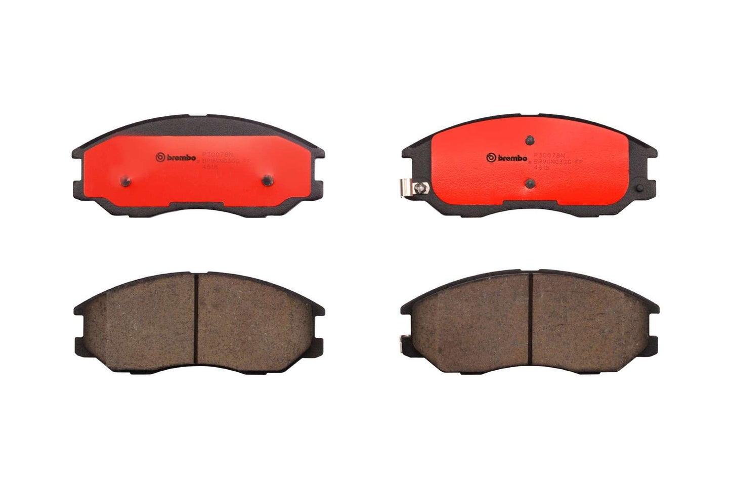 Brembo OE Brembo 04-05 Kia Sedona Front Premium NAO Ceramic OE Equivalent Pad P30078N