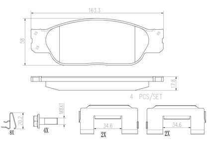 Brembo Disc Brake Pad