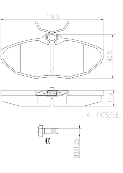 Brembo Disc Brake Pad