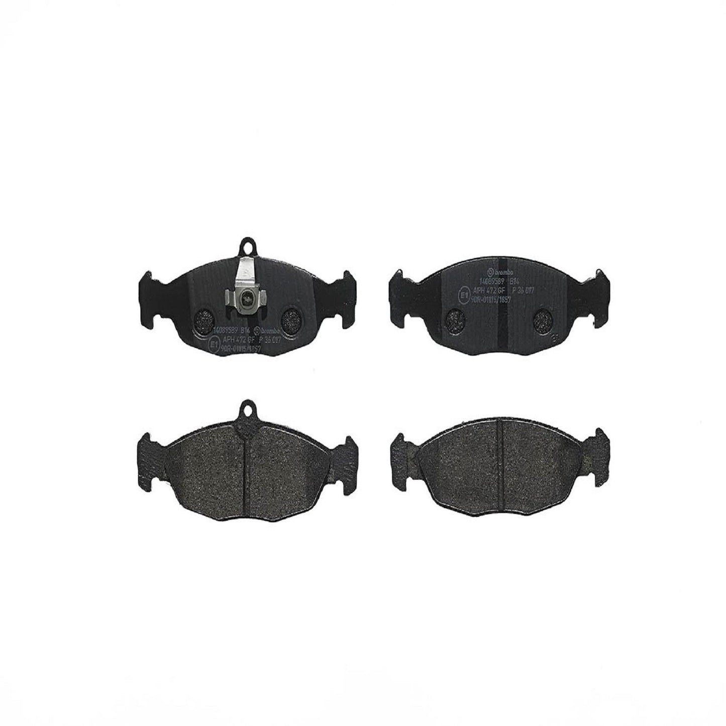 Brembo OE Brembo 98-03 Jaguar Vanden Plas/XJ8/XJR/97-06 XK8 Rear Premium Low-Met OE Equivalent Pad P36017