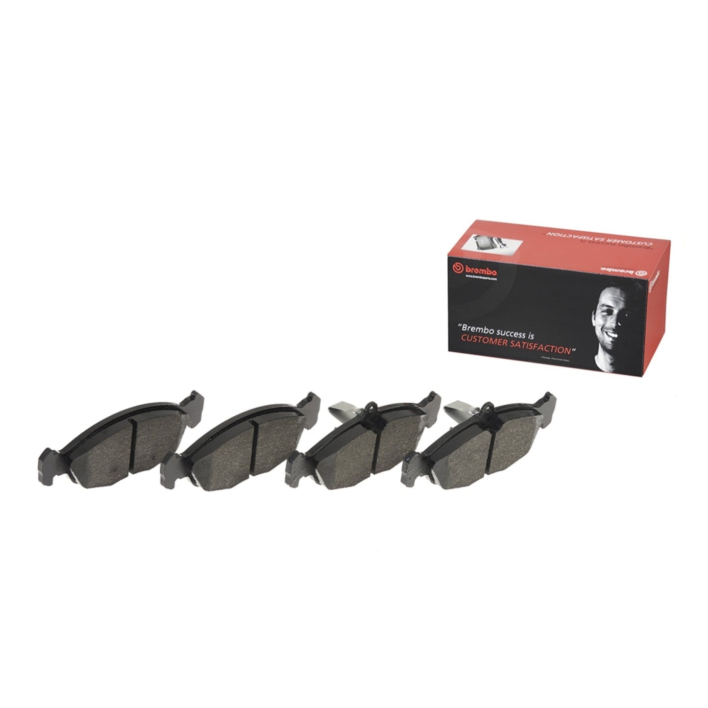 Brembo OE Brembo 98-03 Jaguar Vanden Plas/XJ8/XJR/97-06 XK8 Rear Premium Low-Met OE Equivalent Pad P36017