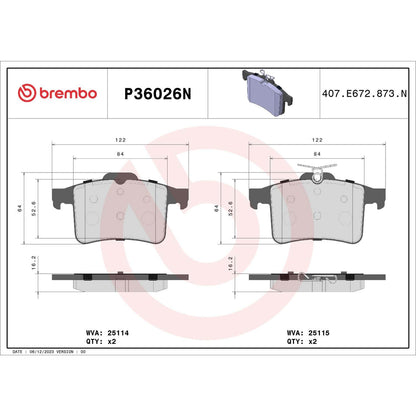 Brembo Disc Brake Pad