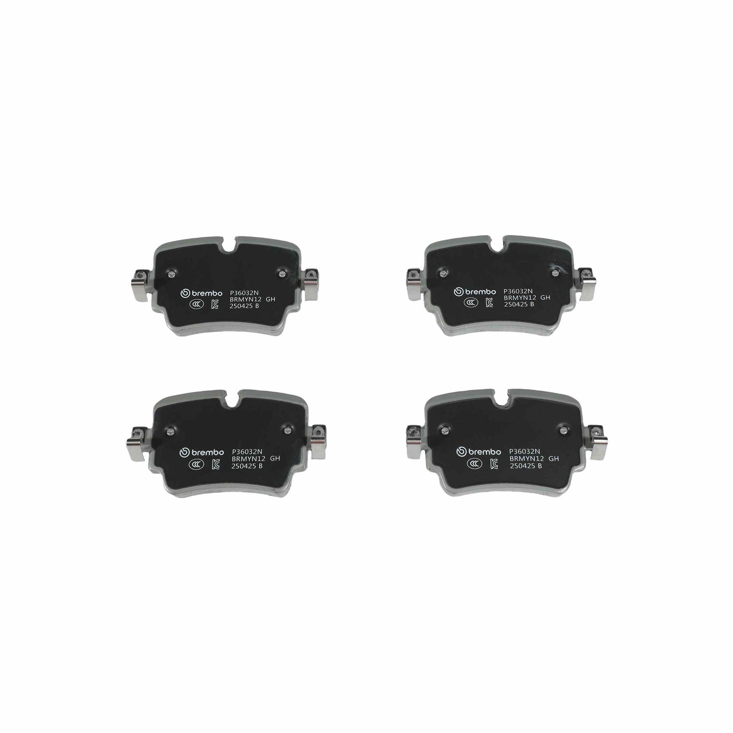 Brembo OE Brembo 14-21 Jaguar F- Type/16-19 Xj Rear Premium NAO Ceramic OE Equivalent Pad P36032N