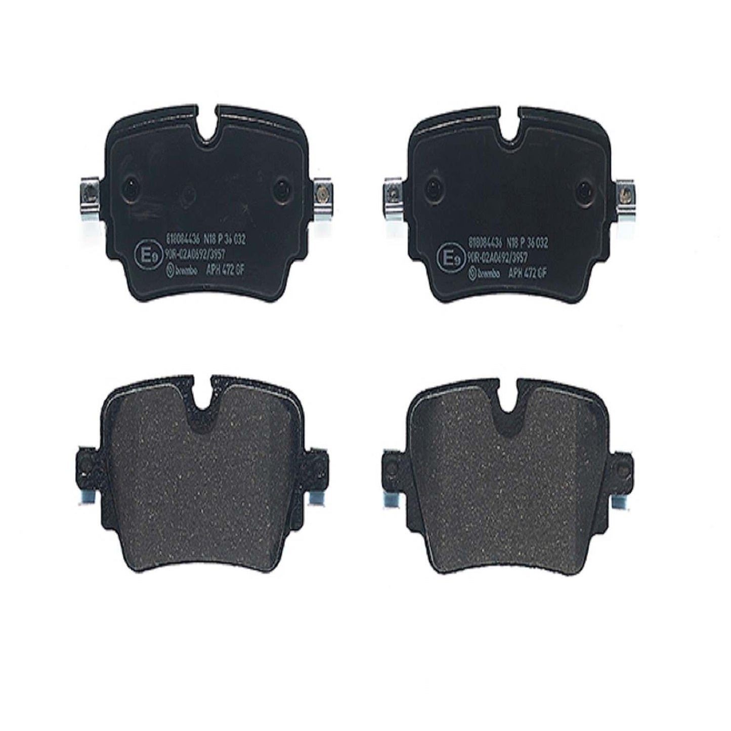 Brembo OE Brembo 14-21 Jaguar F-Type/16-19 XJ Rear Premium Low-Met OE Equivalent Pad P36032