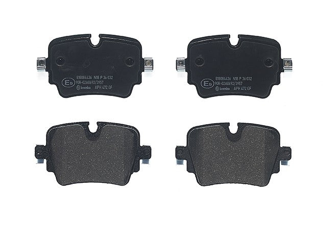Brembo OE Brembo 14-21 Jaguar F-Type/16-19 XJ Rear Premium Low-Met OE Equivalent Pad P36032