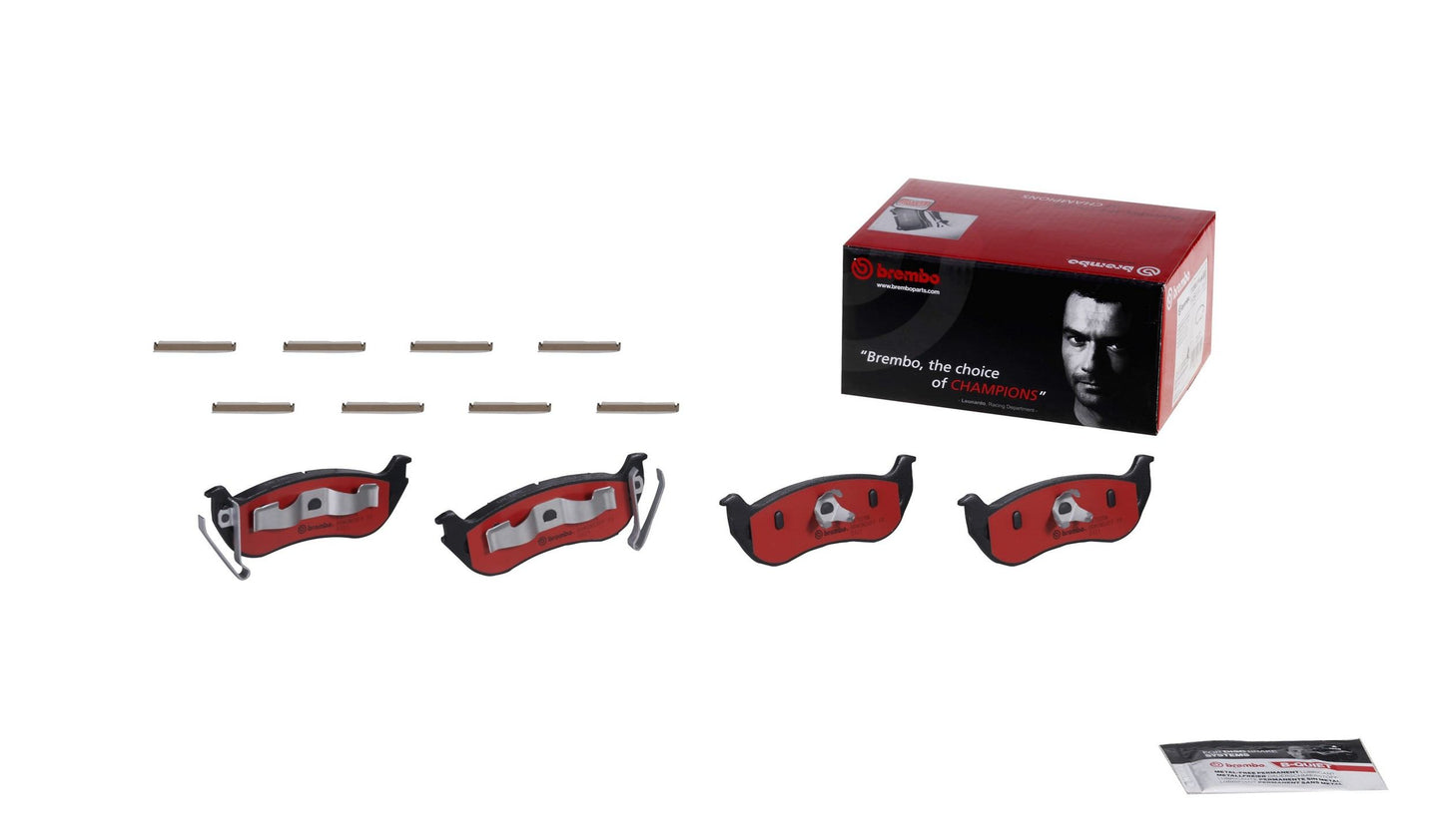 Brembo OE Brembo 04-07 Jeep Liberty/04-06 Wrangler Rear Premium NAO Ceramic OE Equivalent Pad P37009N