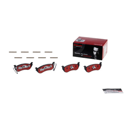 Brembo OE Brembo 04-07 Jeep Liberty/04-06 Wrangler Rear Premium NAO Ceramic OE Equivalent Pad P37009N