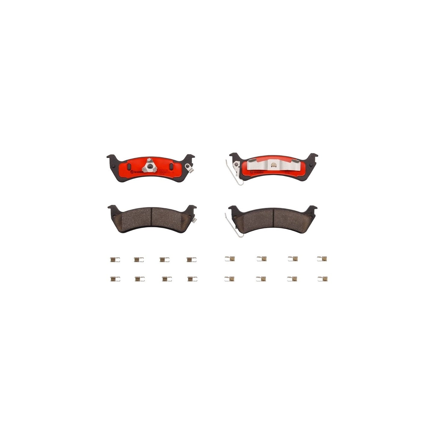 Brembo OE Brembo 94-98 Jeep Grand Cherokee 1998-1994 Rear NAO Brake Pad P37012N