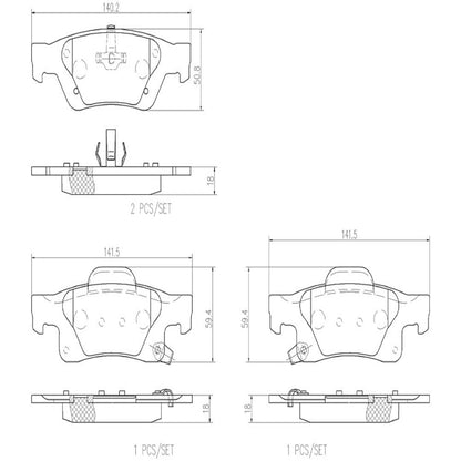 Brembo Disc Brake Pad