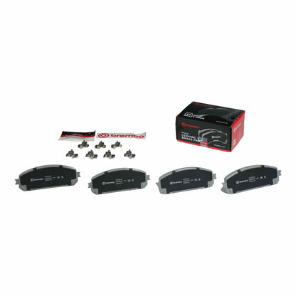 Brembo OE Brembo 14-20 Jeep Cherokee Front Premium NAO Ceramic OE Equivalent Pad P37021N