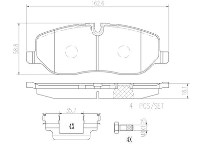 Brembo Disc Brake Pad