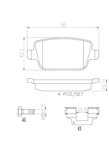 Brembo Disc Brake Pad