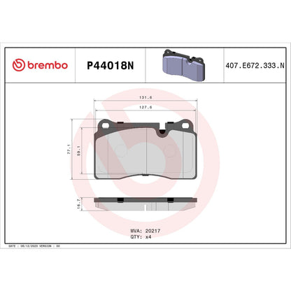 Brembo Disc Brake Pad