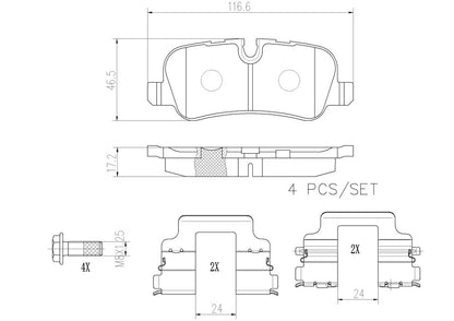 Brembo Disc Brake Pad