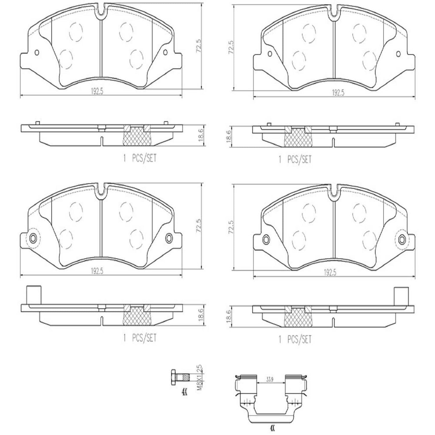 Brembo Disc Brake Pad