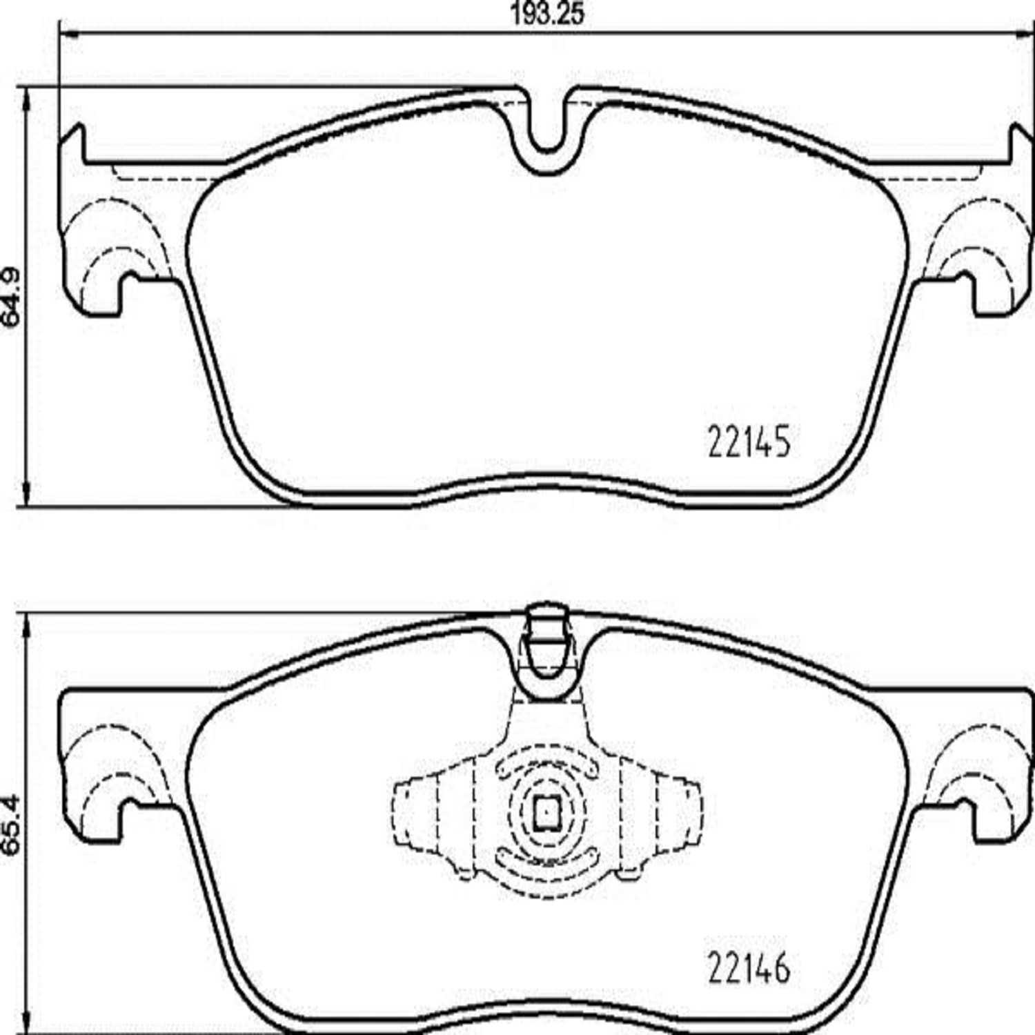 Brembo Disc Brake Pad Set P44026N