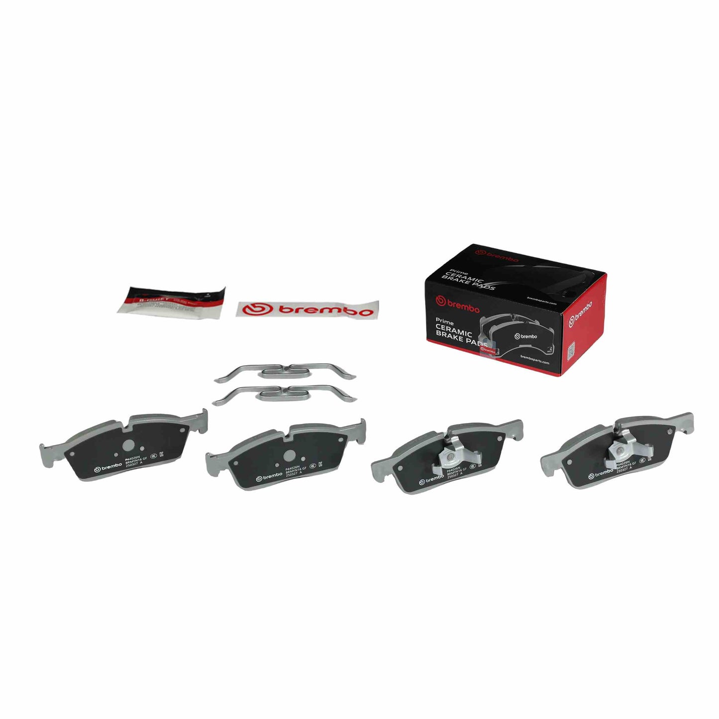 Brembo OE Brembo 18-19 Jaguar E-Pace Front Premium NAO Ceramic OE Equivalent Pad P44026N