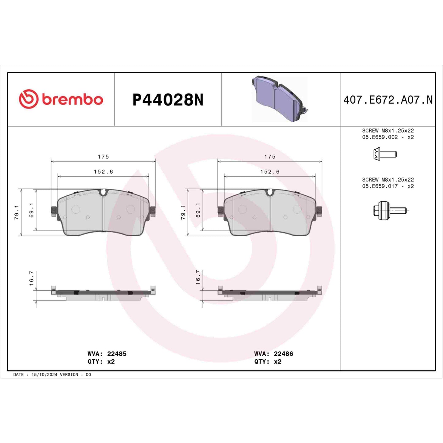 Brembo P44028N product image