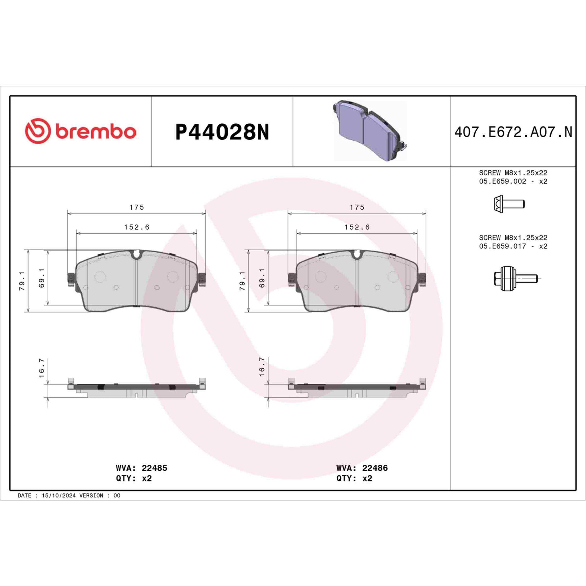 Brembo P44028N product image