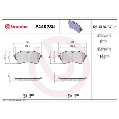 Brembo P44028N product image