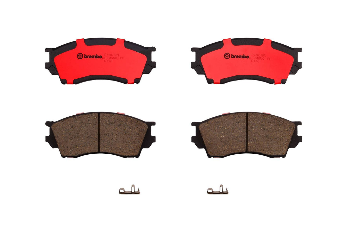 Brembo OE Brembo 95-02 Mazda Millenia Front Premium NAO Ceramic OE Equivalent Pad P49019N