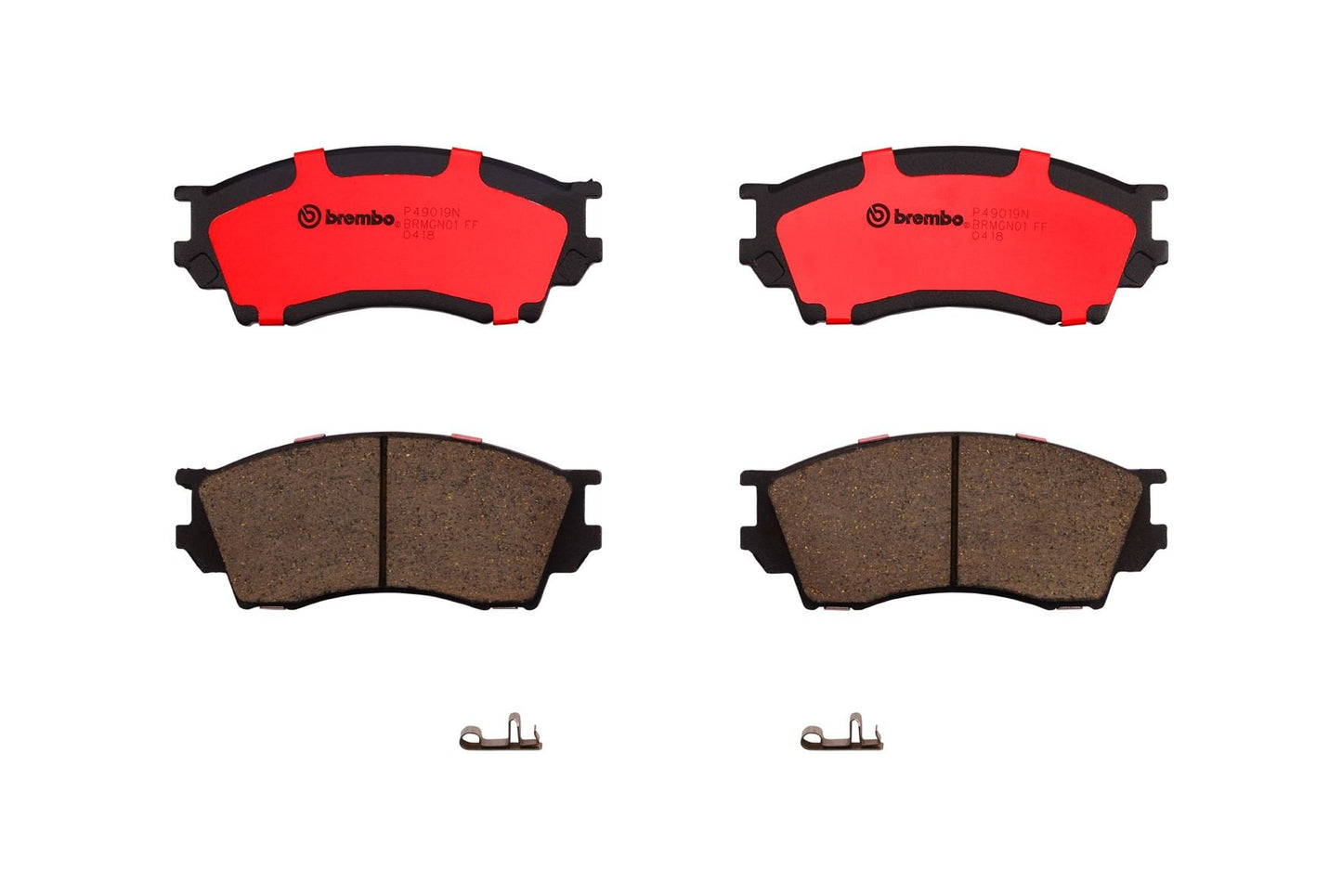 Brembo OE Brembo 95-02 Mazda Millenia Front Premium NAO Ceramic OE Equivalent Pad P49019N