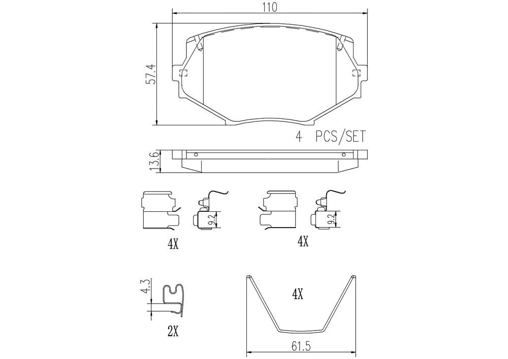 Brembo Disc Brake Pad