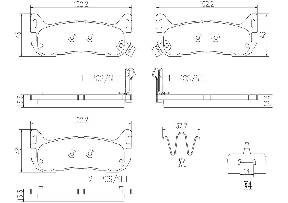 Brembo Disc Brake Pad