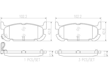 Brembo Disc Brake Pad Set P49031N