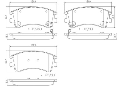 Brembo Disc Brake Pad
