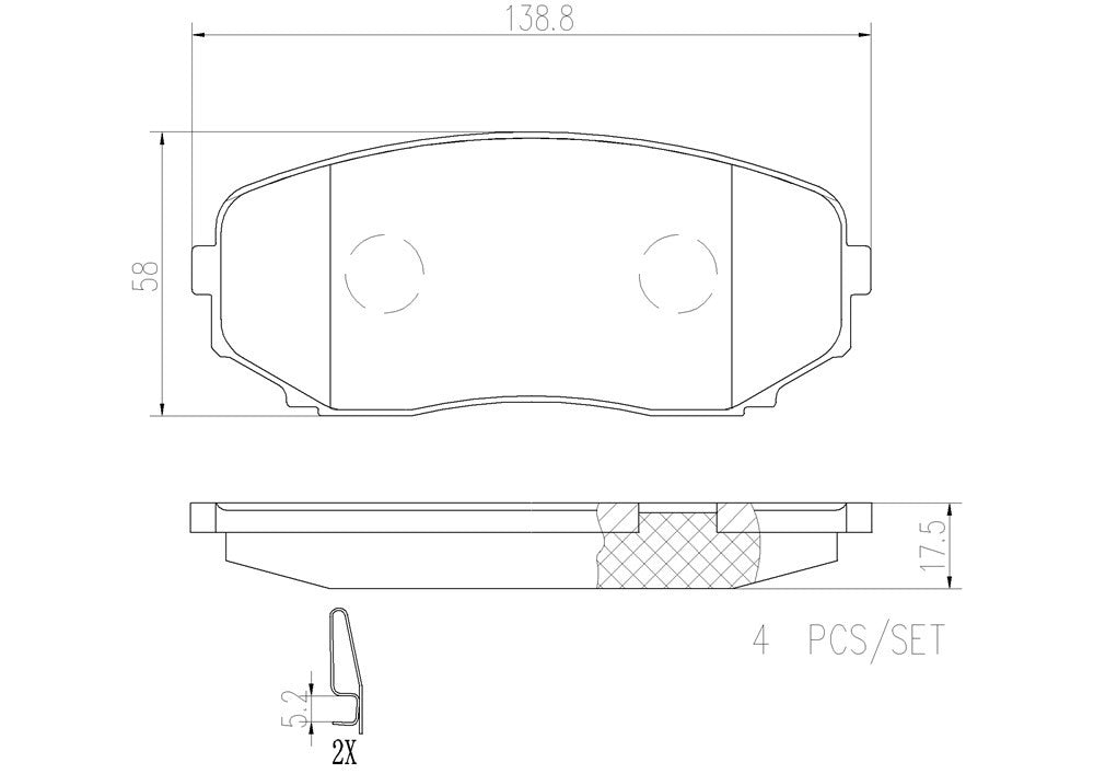 Brembo Disc Brake Pad Set P49040N