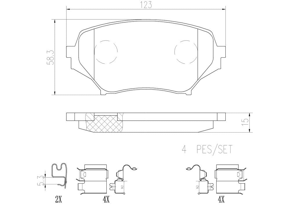 Brembo Disc Brake Pad
