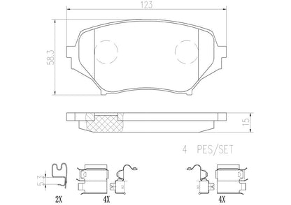 Brembo Disc Brake Pad
