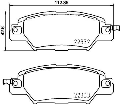 Brembo Disc Brake Pad Set P49053N