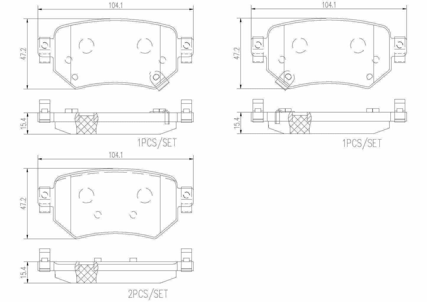 Brembo Disc Brake Pad Set P49059N