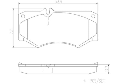 Brembo Disc Brake Pad