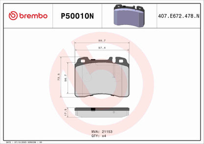 Brembo Disc Brake Pad