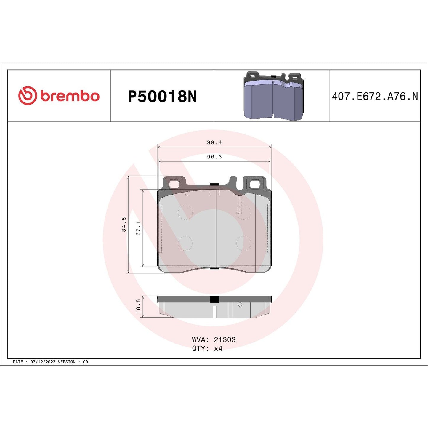 Brembo Disc Brake Pad