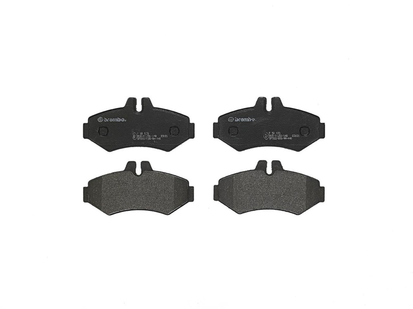 Brembo OE Brembo 03-06 Dodge Sprinter 2500/03-04 Mercedes-Benz G55 AMG Rear Premium Low-Met OE Equivalent Pad P50020