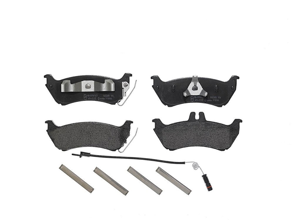 Brembo OE Brembo 98-03 Mercedes-Benz ML320/03-05 ML350/1999 ML430 Rear Premium Low-Met OE Equivalent Pad P50044