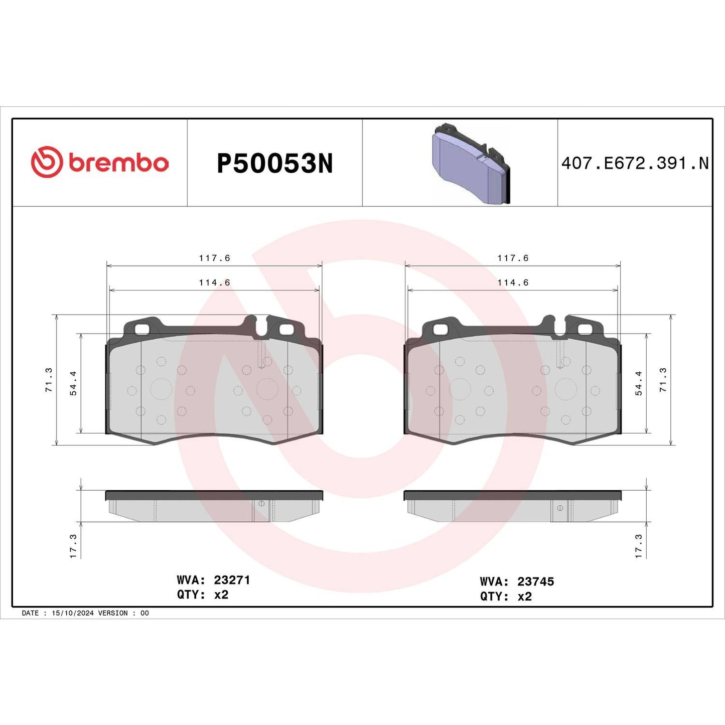 Brembo Disc Brake Pad