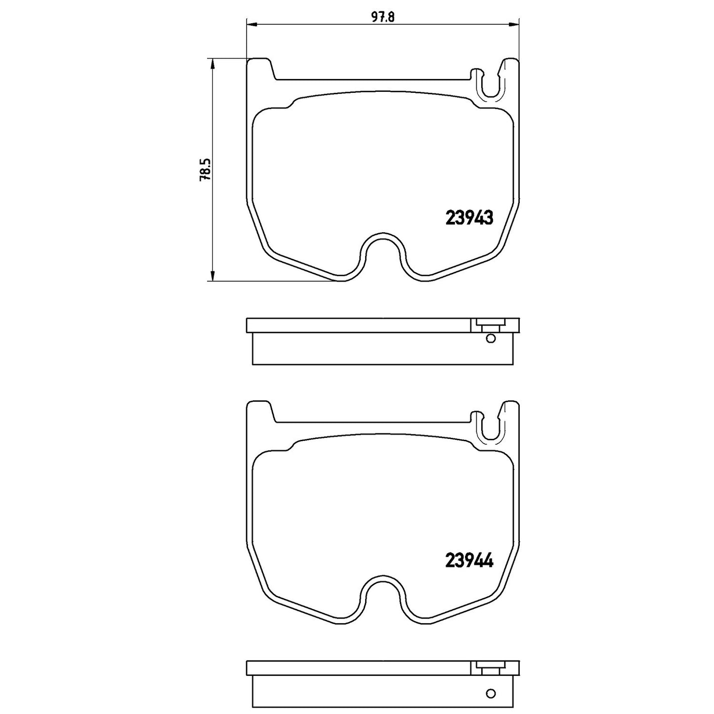Brembo Disc Brake Pad Set P50062