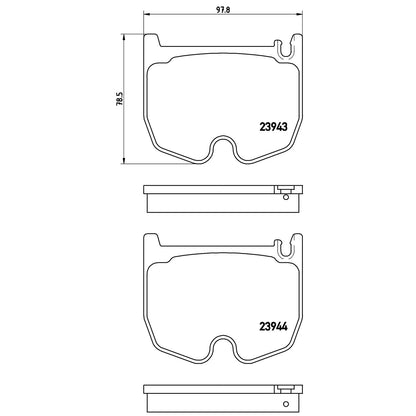 Brembo Disc Brake Pad Set P50062