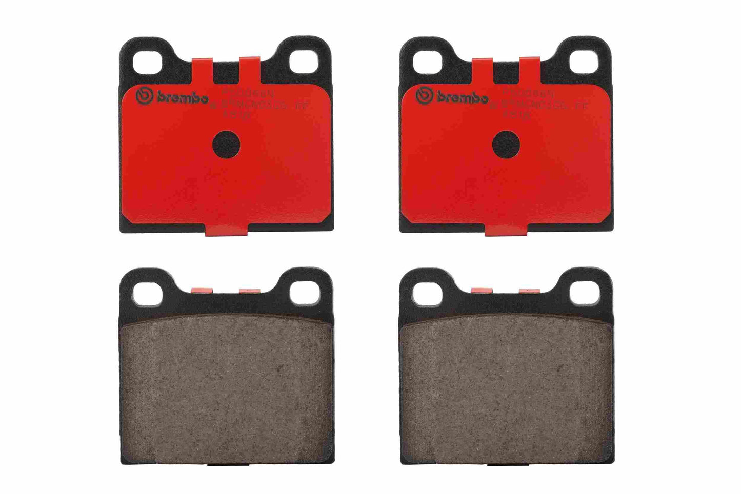Brembo OE Brembo 90-91 Mercedes-Benz 300SE Premium NAO Ceramic OE Equivalent Pad P50066N